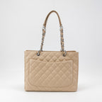 Chanel Grand Shopper Tote GST Beige Caviar
