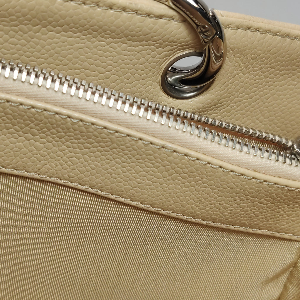 Chanel Grand Shopper Tote GST Beige Caviar