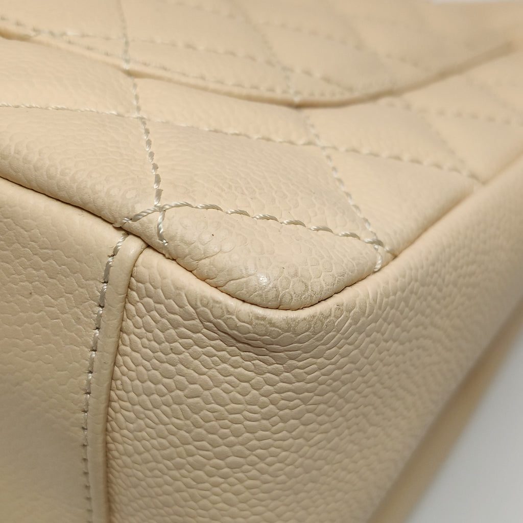 Chanel Grand Shopper Tote GST Beige Caviar