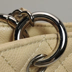 Chanel Grand Shopper Tote GST Beige Caviar