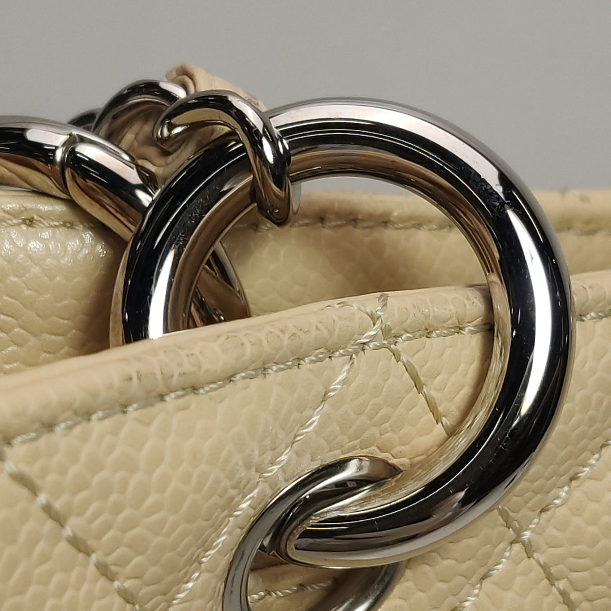 Chanel Grand Shopper Tote GST Beige Caviar