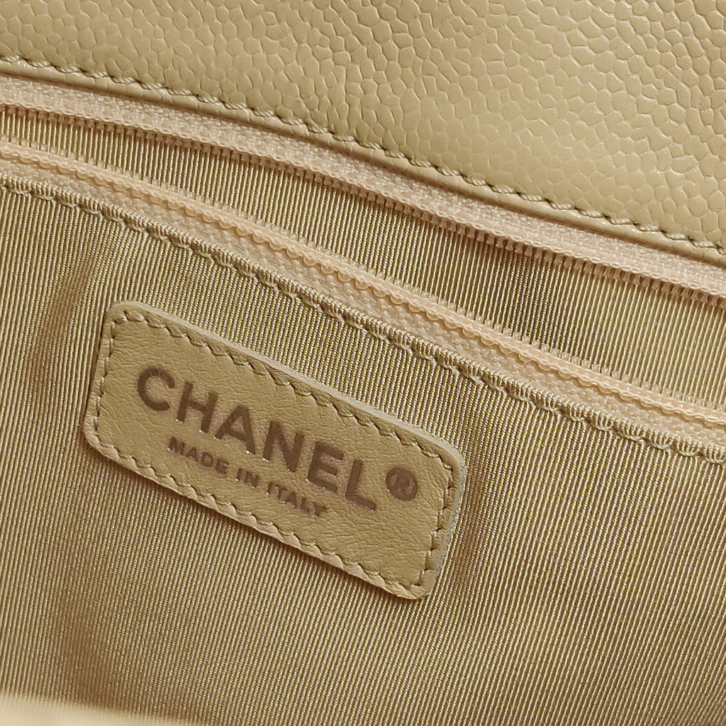 Chanel Grand Shopper Tote GST Beige Caviar