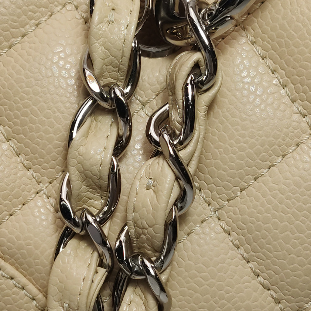 Chanel Grand Shopper Tote GST Beige Caviar