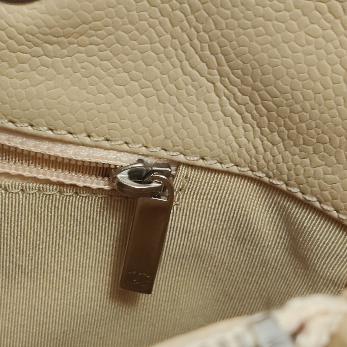 Chanel Grand Shopper Tote GST Beige Caviar