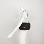 Chanel Quilted Classic Twist Flap Bag Black Bordeaux