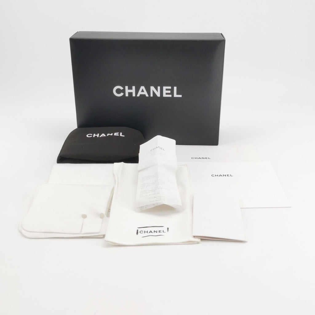 Chanel Quilted Classic Twist Flap Bag Black Bordeaux