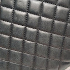 Chanel Quilted Classic Twist Flap Bag Black Bordeaux
