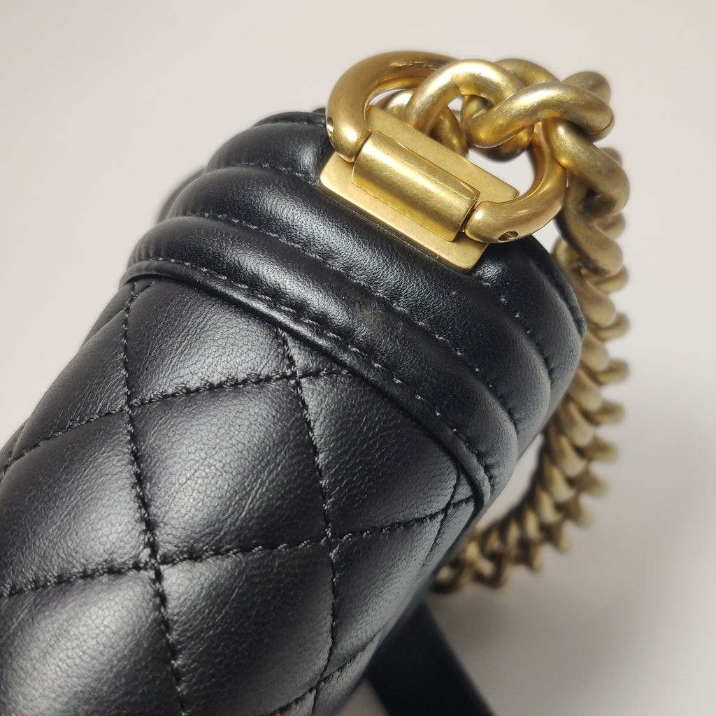 Chanel Boy Small Quilted Lambskin