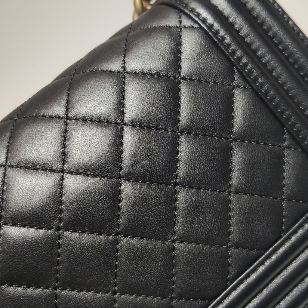 Chanel Boy Small Quilted Lambskin