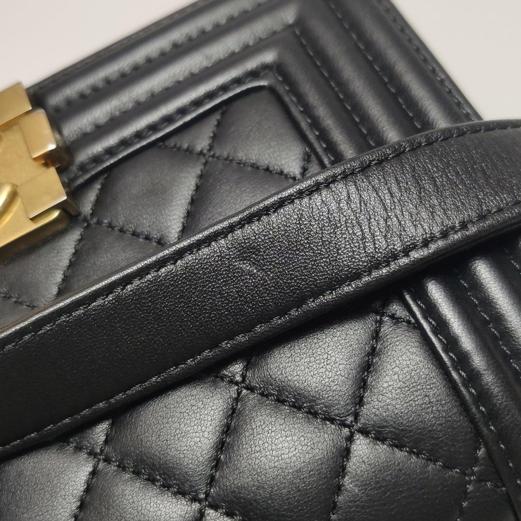 Chanel Boy Small Quilted Lambskin