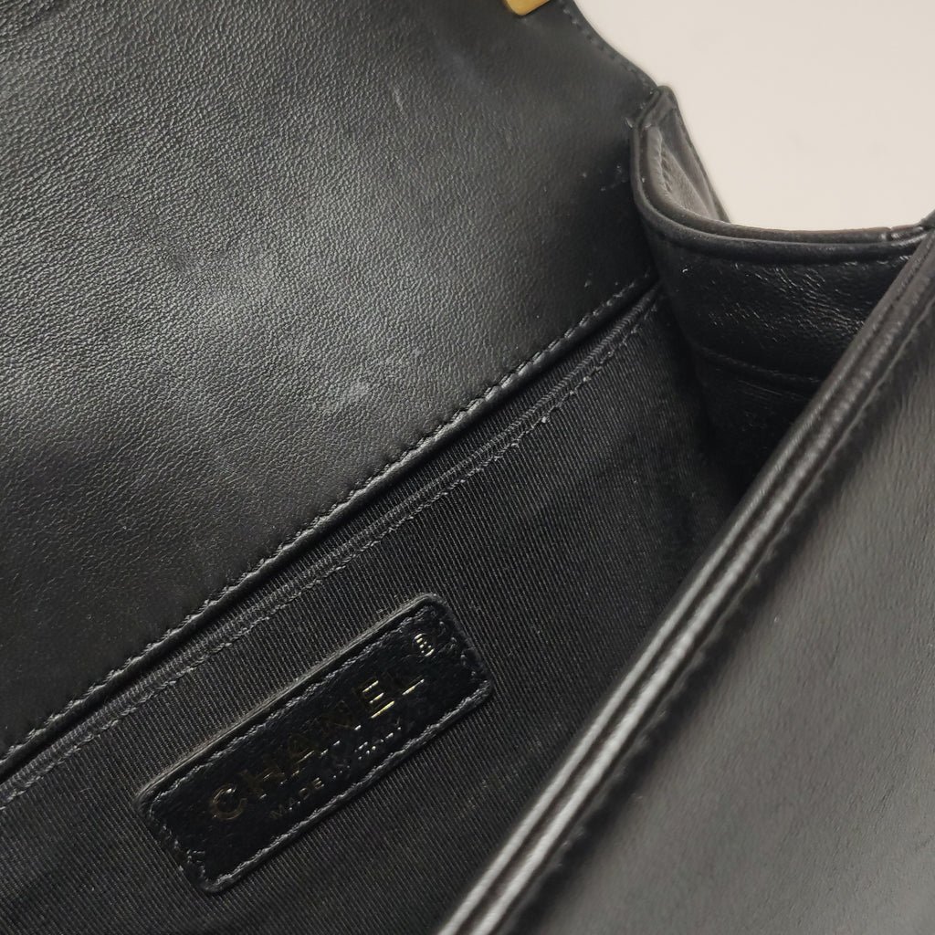 Chanel Boy Small Quilted Lambskin
