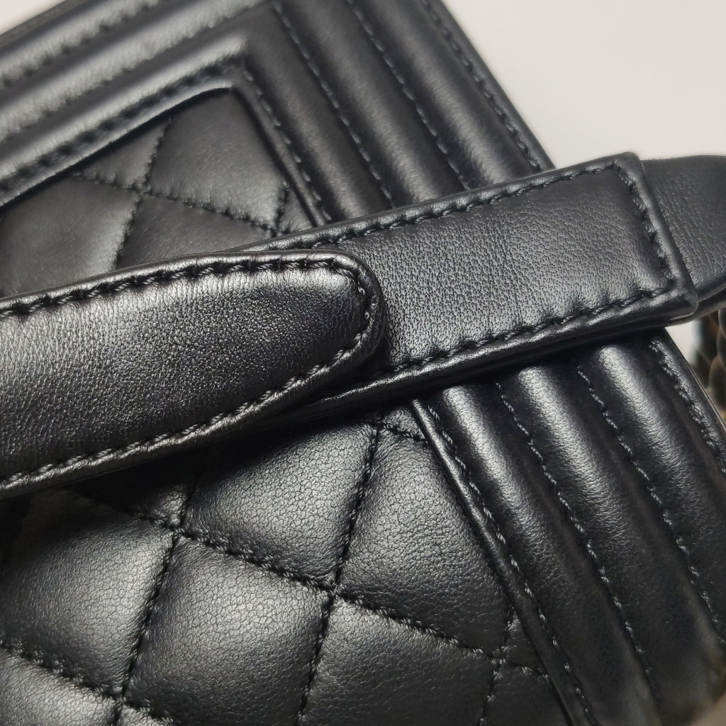 Chanel Boy Small Quilted Lambskin
