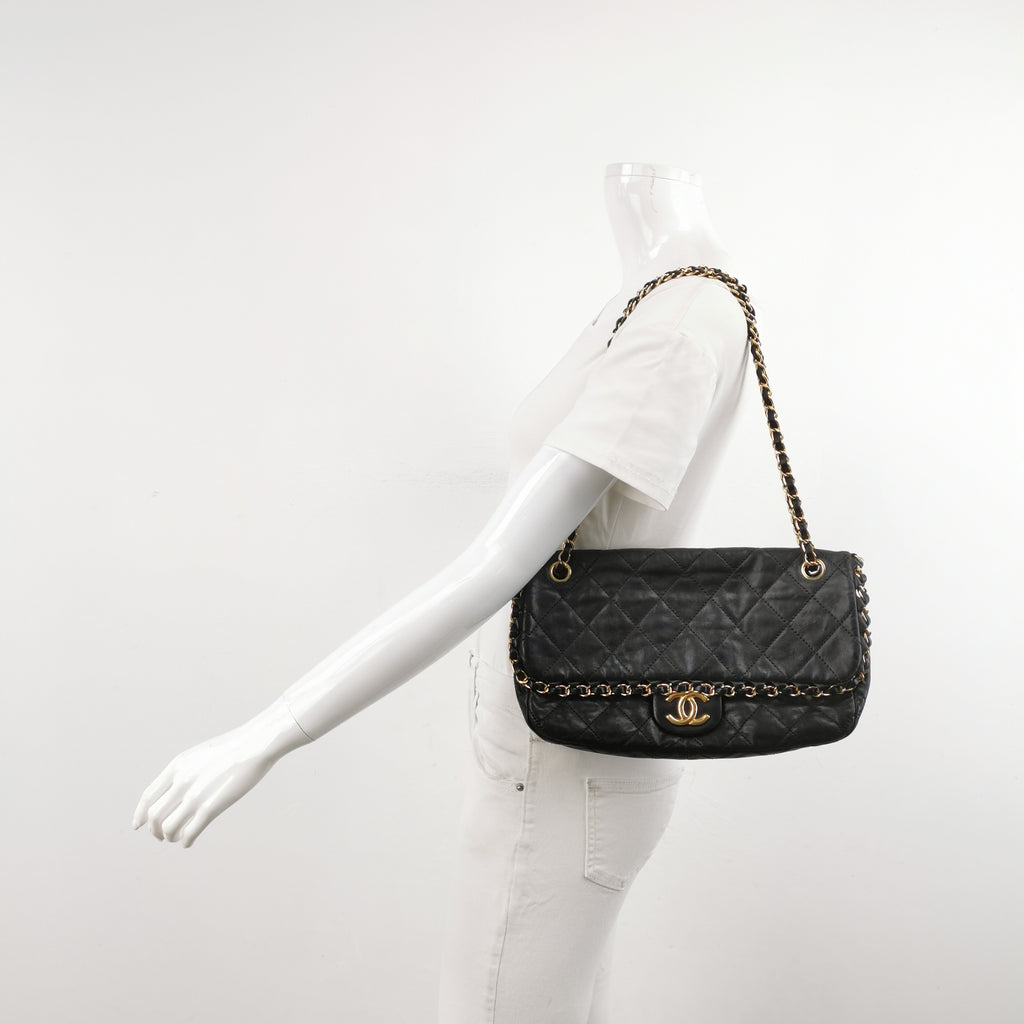 Chanel Chain Me Flap Bag Calfskin
