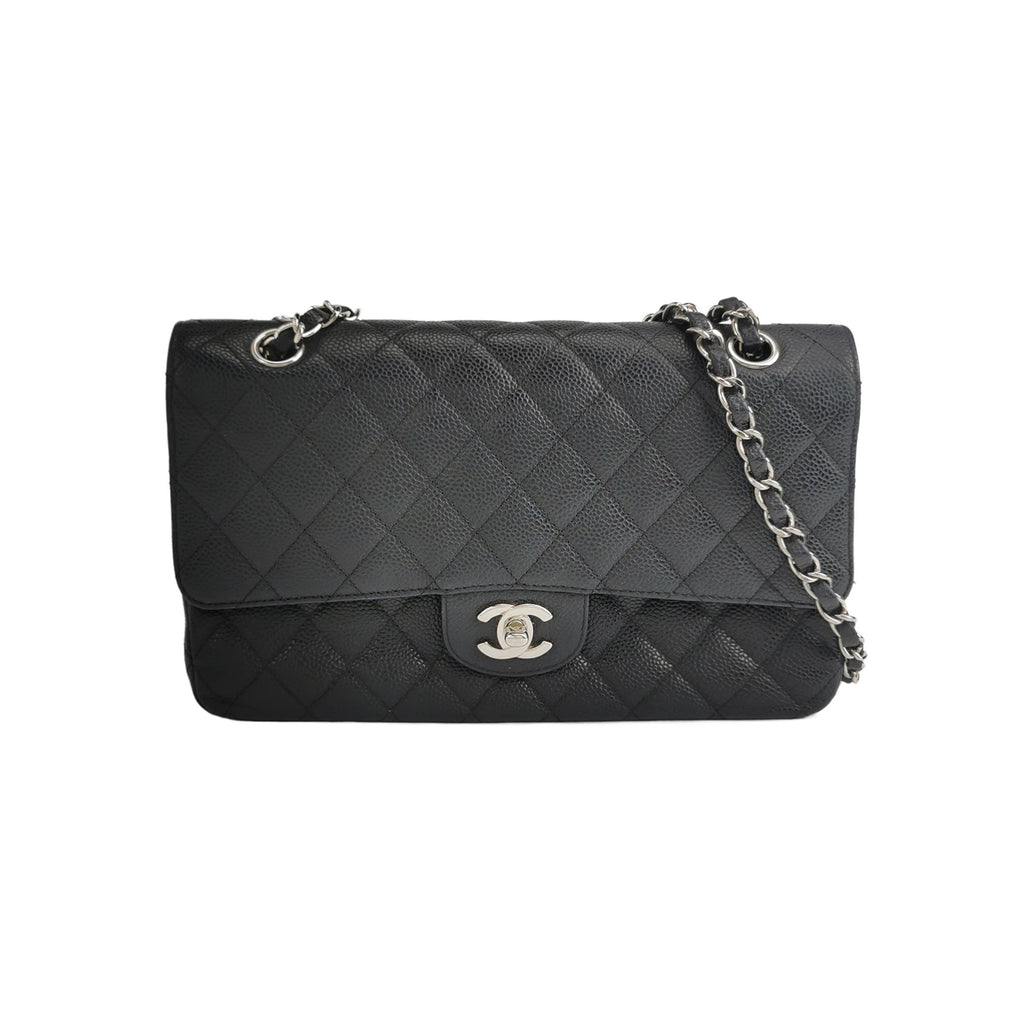 Chanel Classic Flap Medium Caviar Silver Hardware