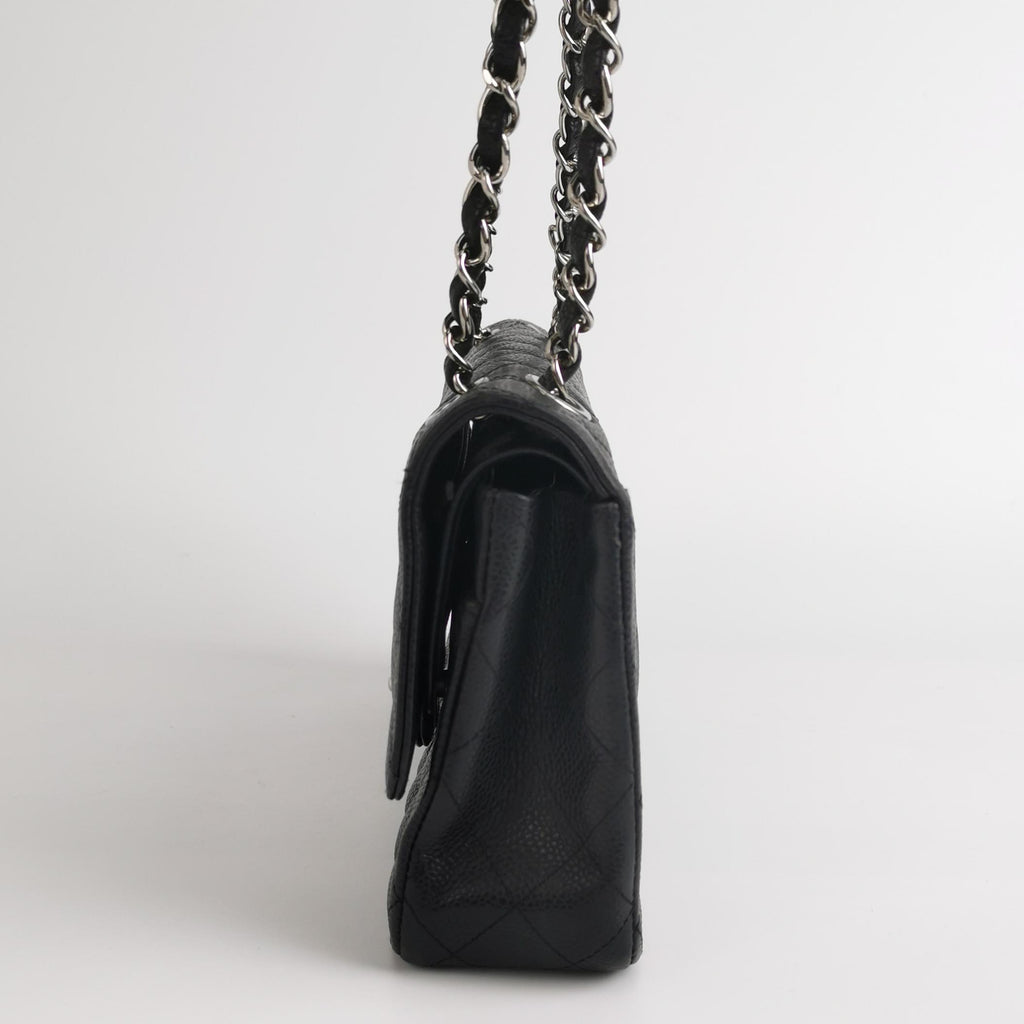 Chanel Classic Flap Medium Caviar Silver Hardware