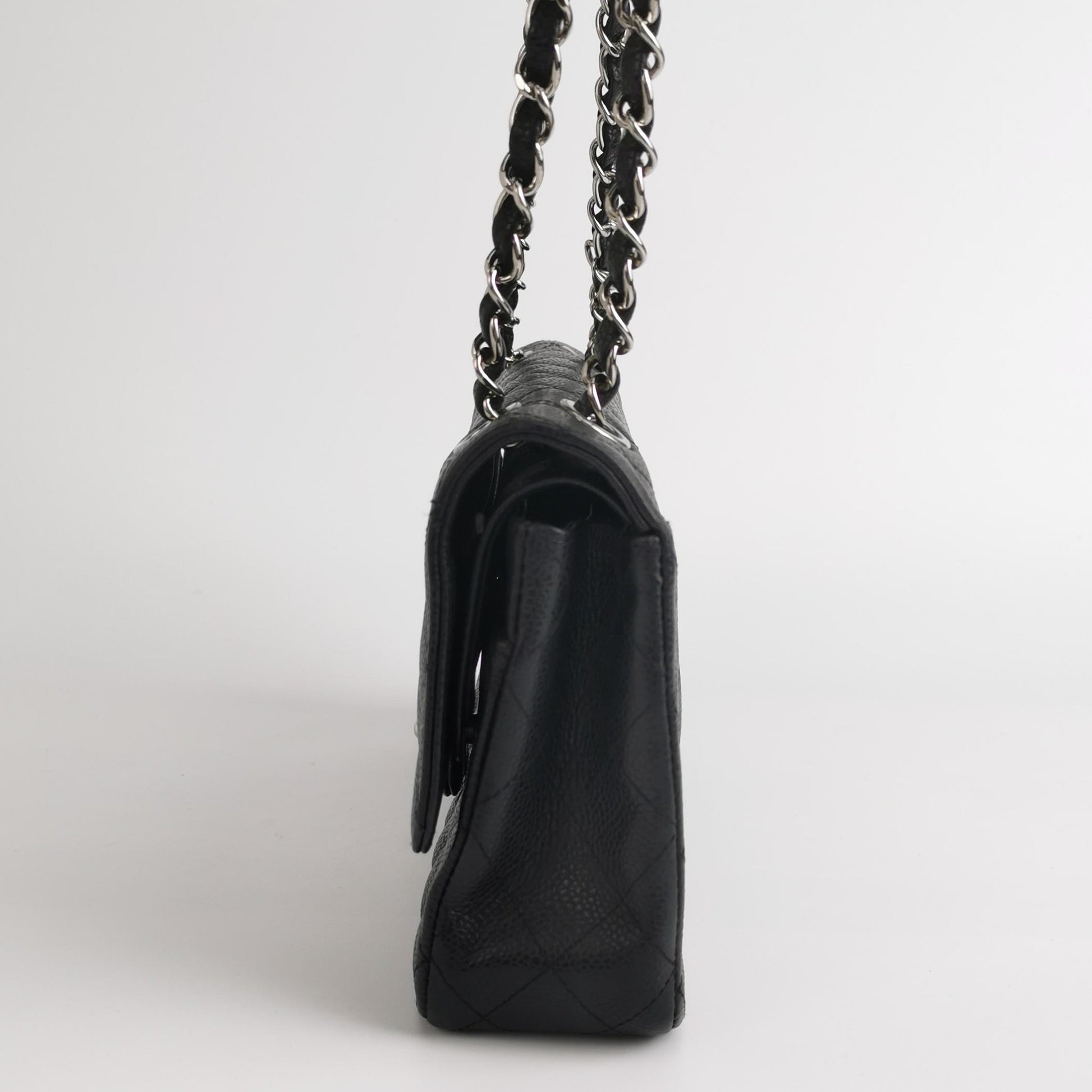 Chanel Classic Flap Medium Caviar Silver Hardware