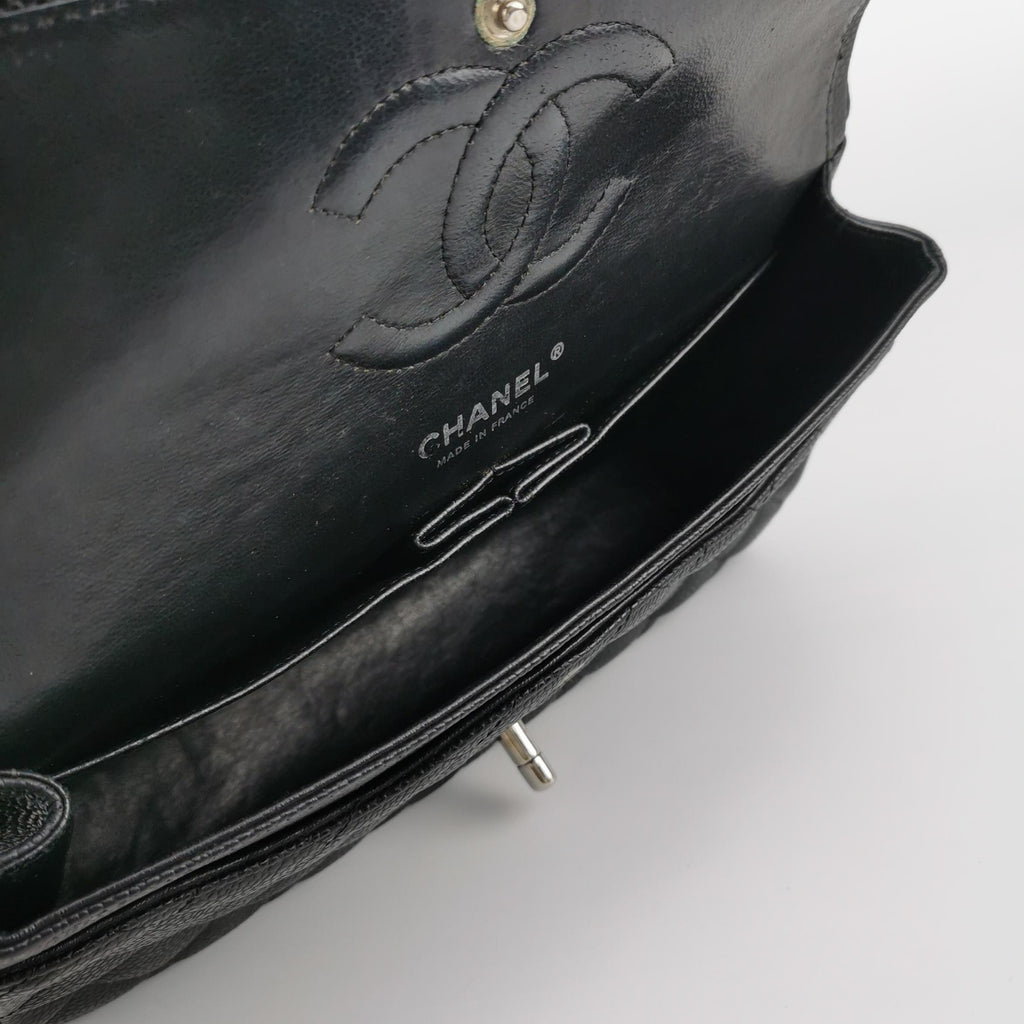Chanel Classic Flap Medium Caviar Silver Hardware