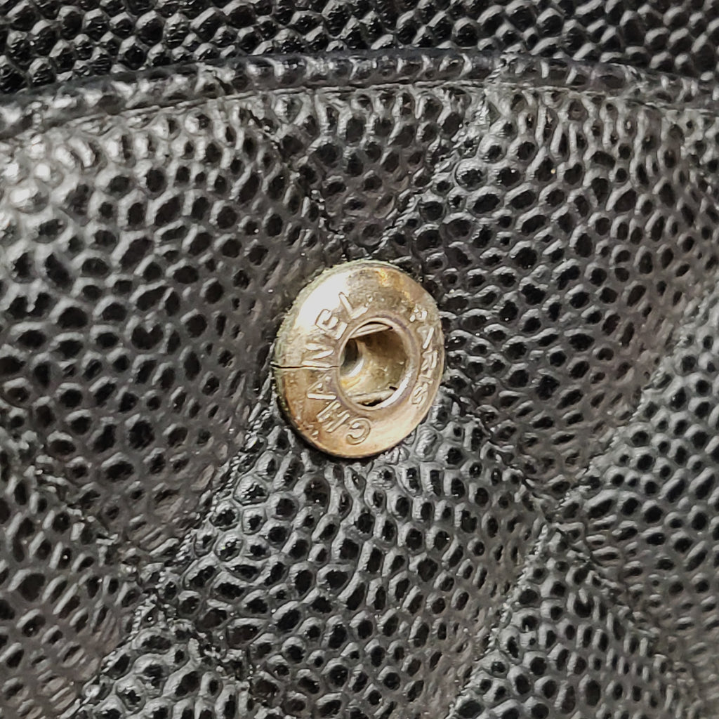 Chanel Classic Flap Medium Caviar Silver Hardware