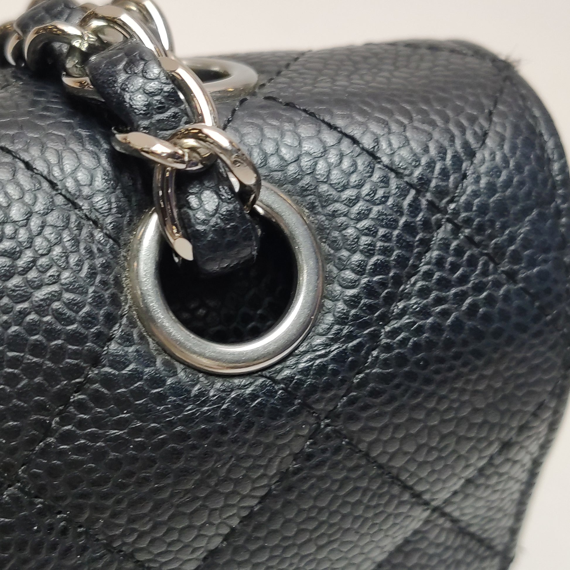 Chanel Classic Flap Medium Caviar Silver Hardware