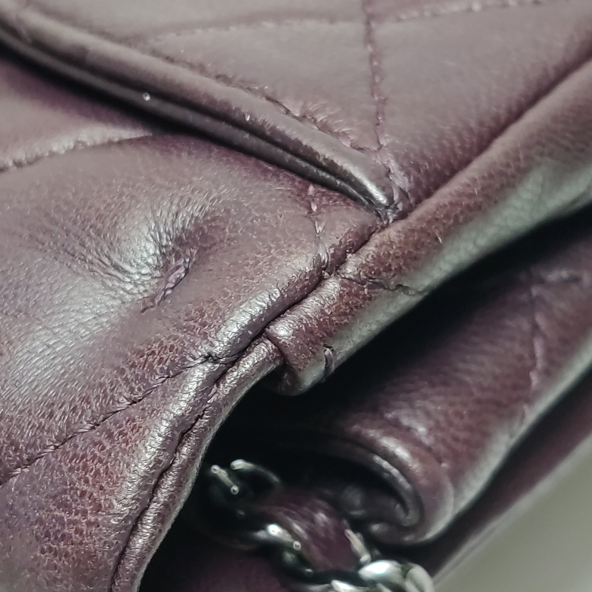 Chanel Clutch on Chain LambskinDeep Purple
