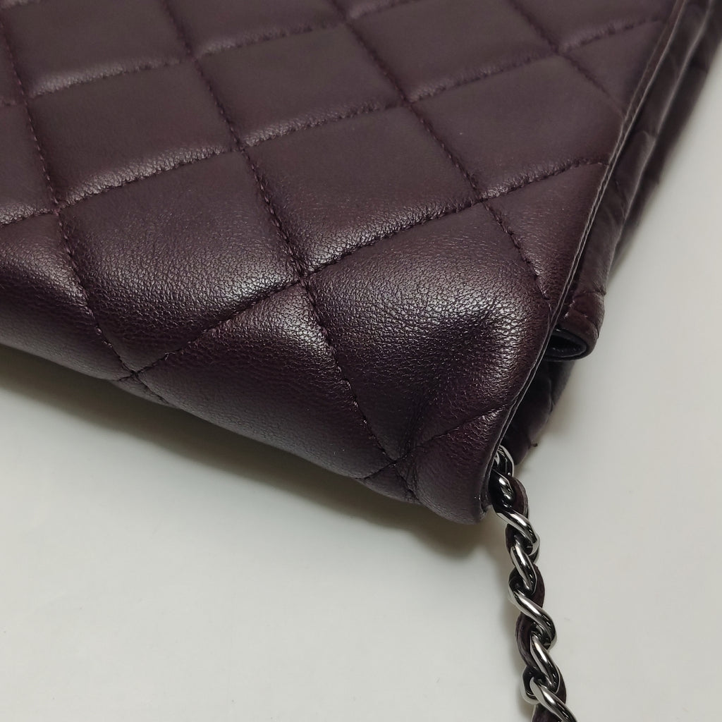 Chanel Clutch on Chain LambskinDeep Purple