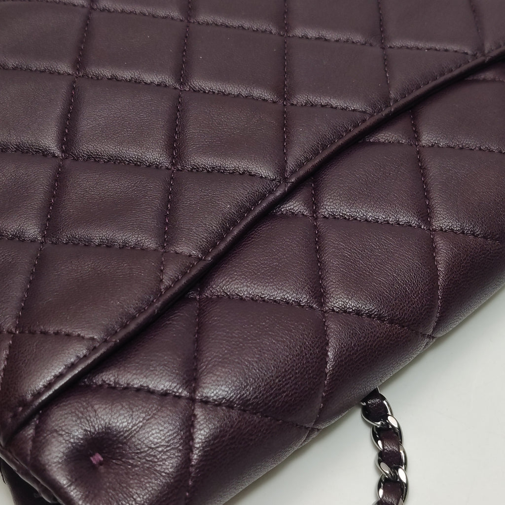 Chanel Clutch on Chain LambskinDeep Purple