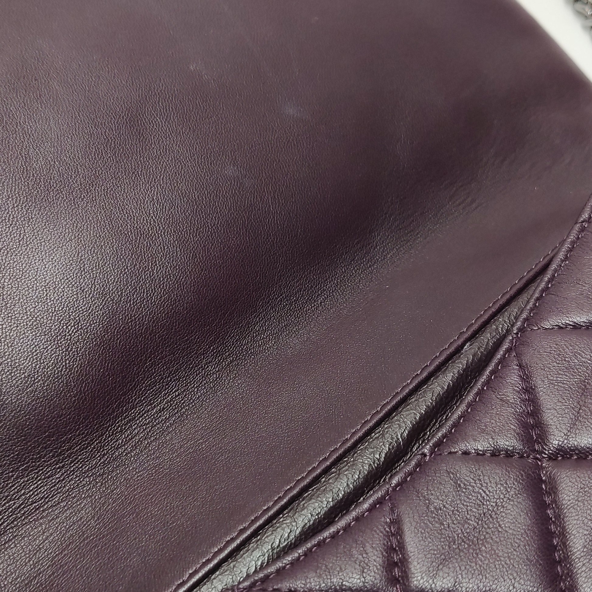 Chanel Clutch on Chain LambskinDeep Purple