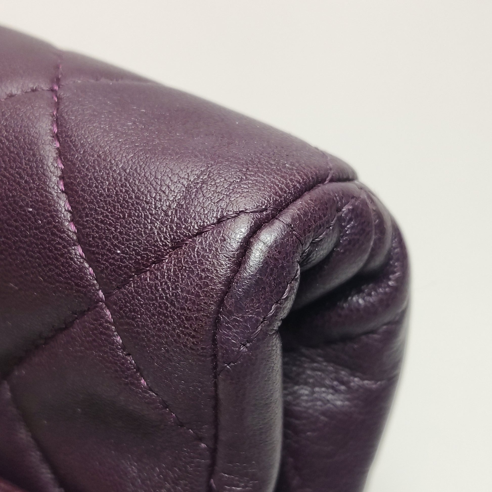 Chanel Clutch on Chain LambskinDeep Purple