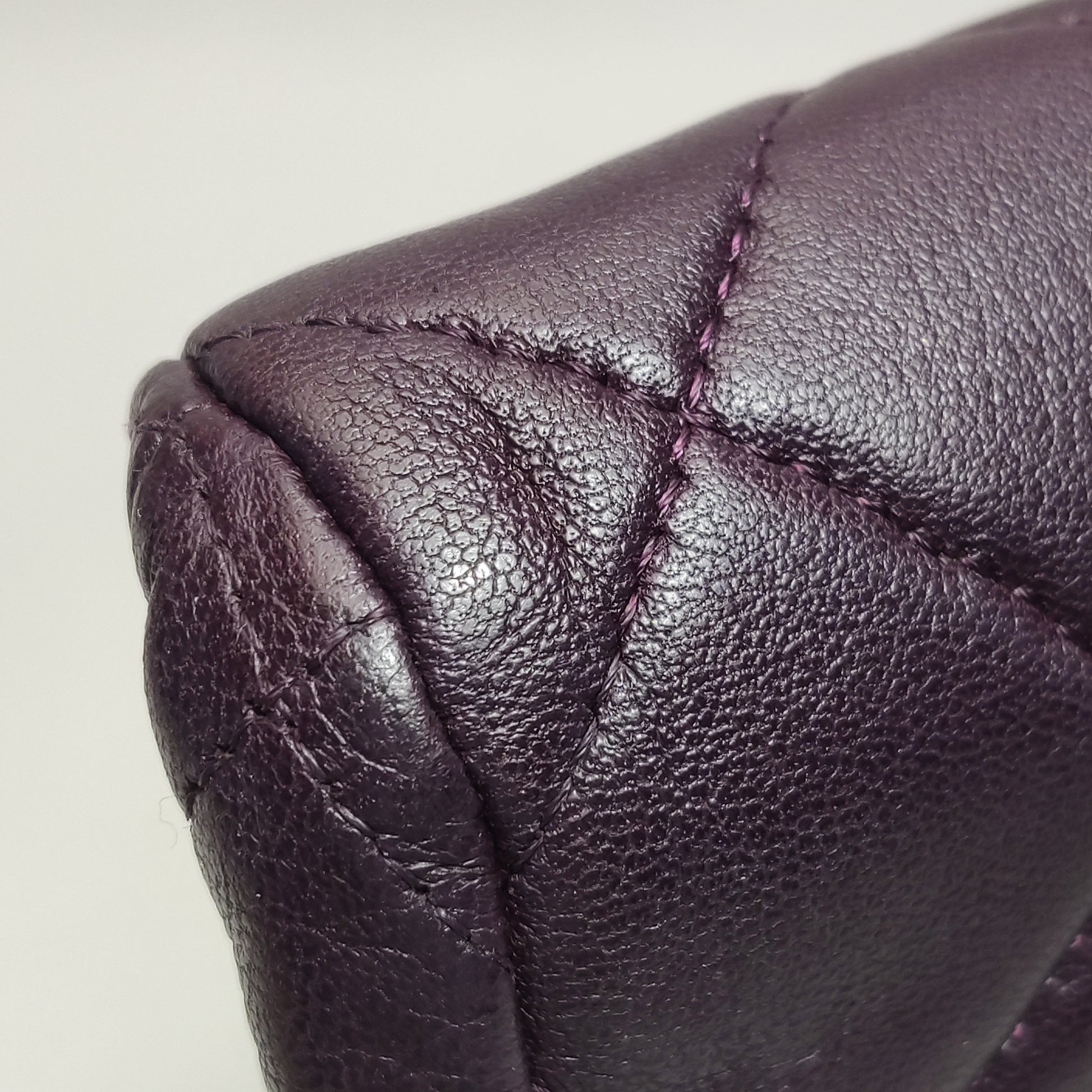 Chanel Clutch on Chain LambskinDeep Purple