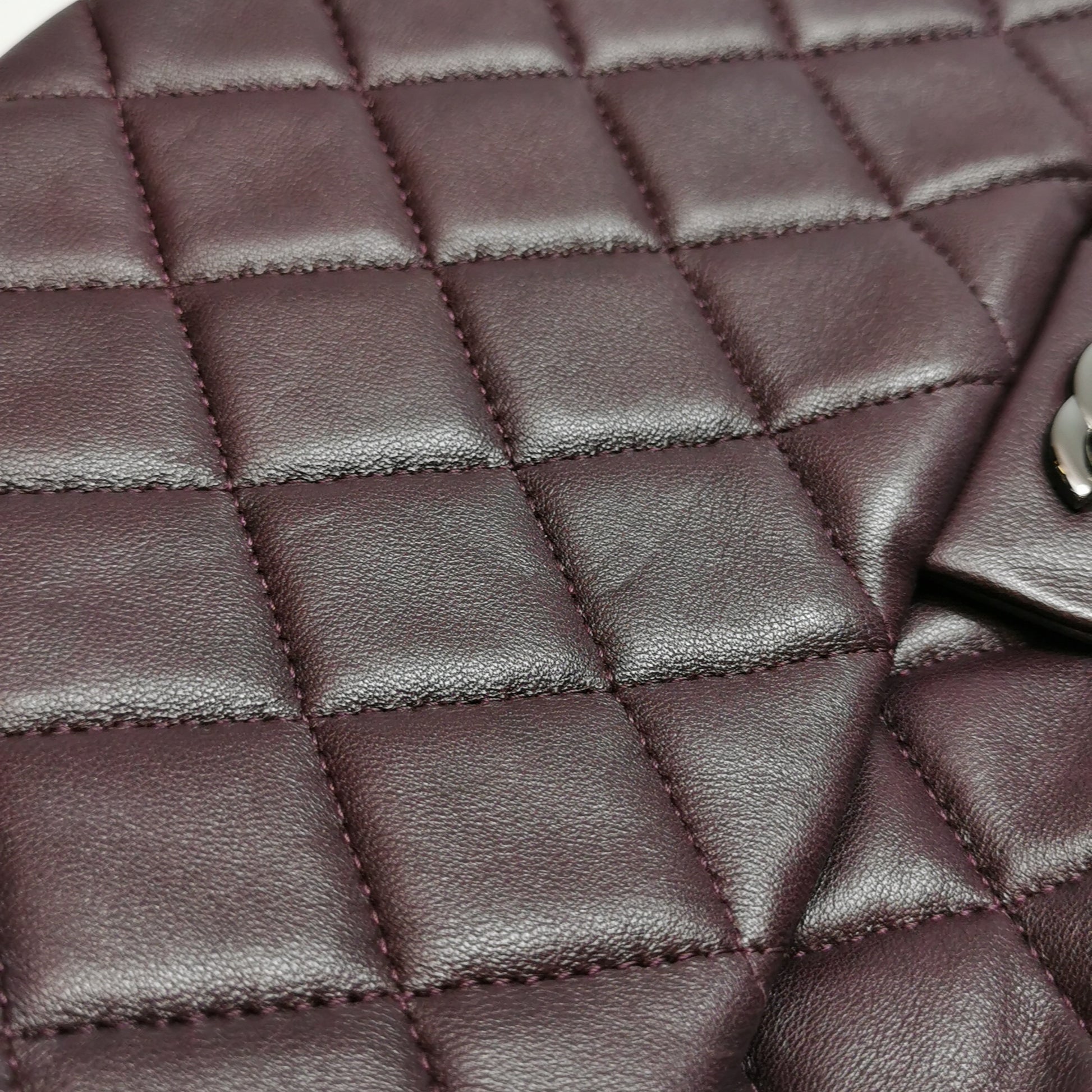 Chanel Clutch on Chain LambskinDeep Purple