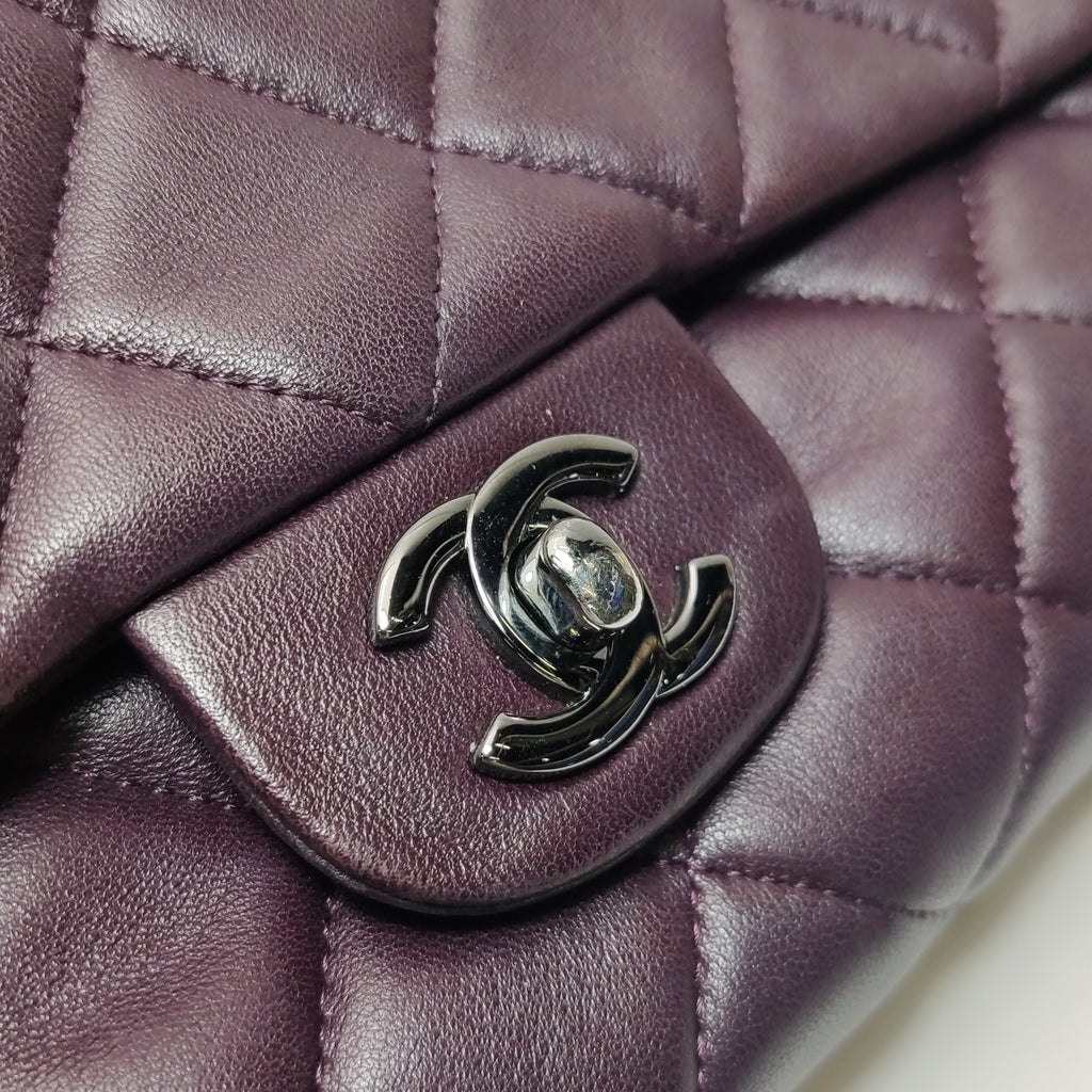 Chanel Clutch on Chain LambskinDeep Purple