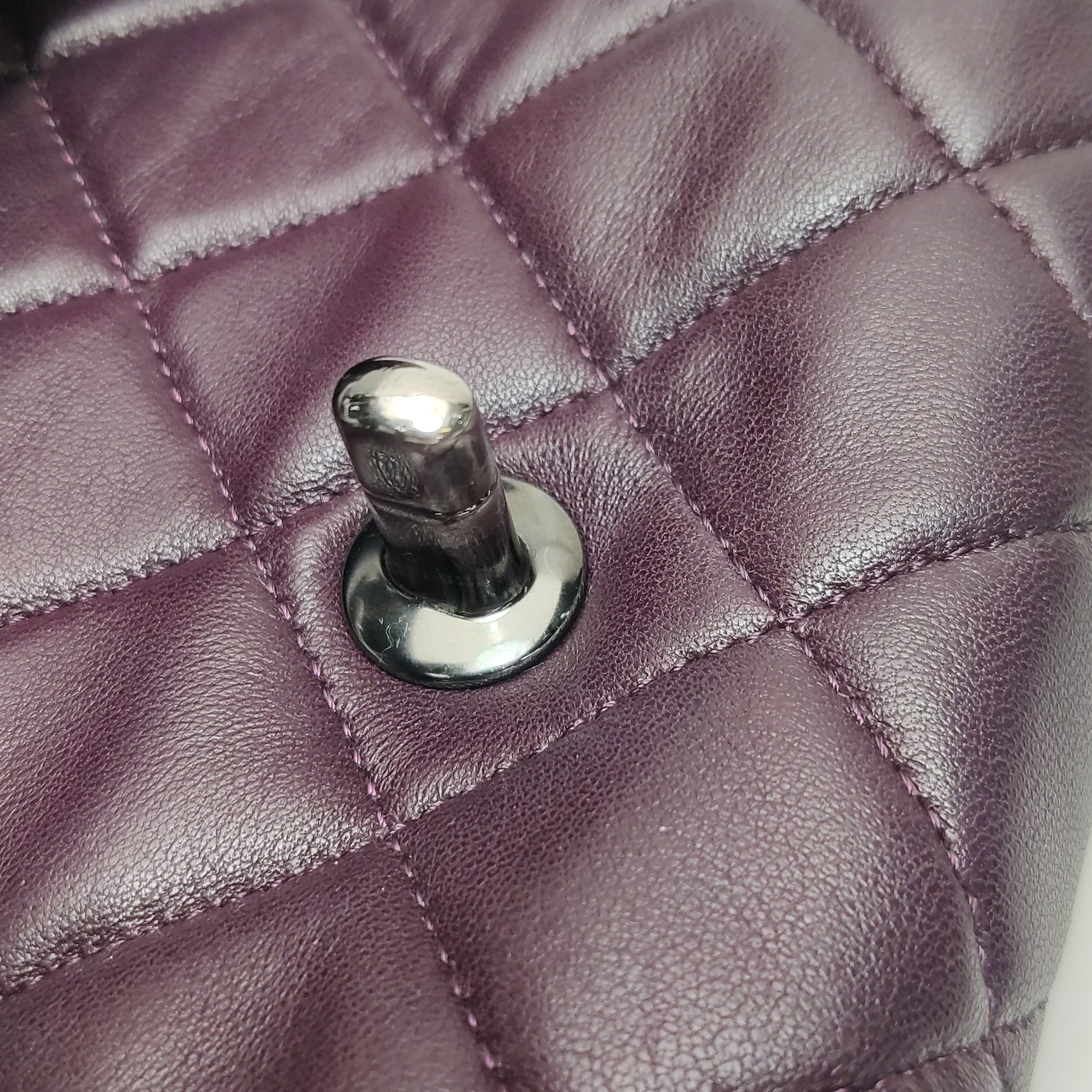 Chanel Clutch on Chain LambskinDeep Purple