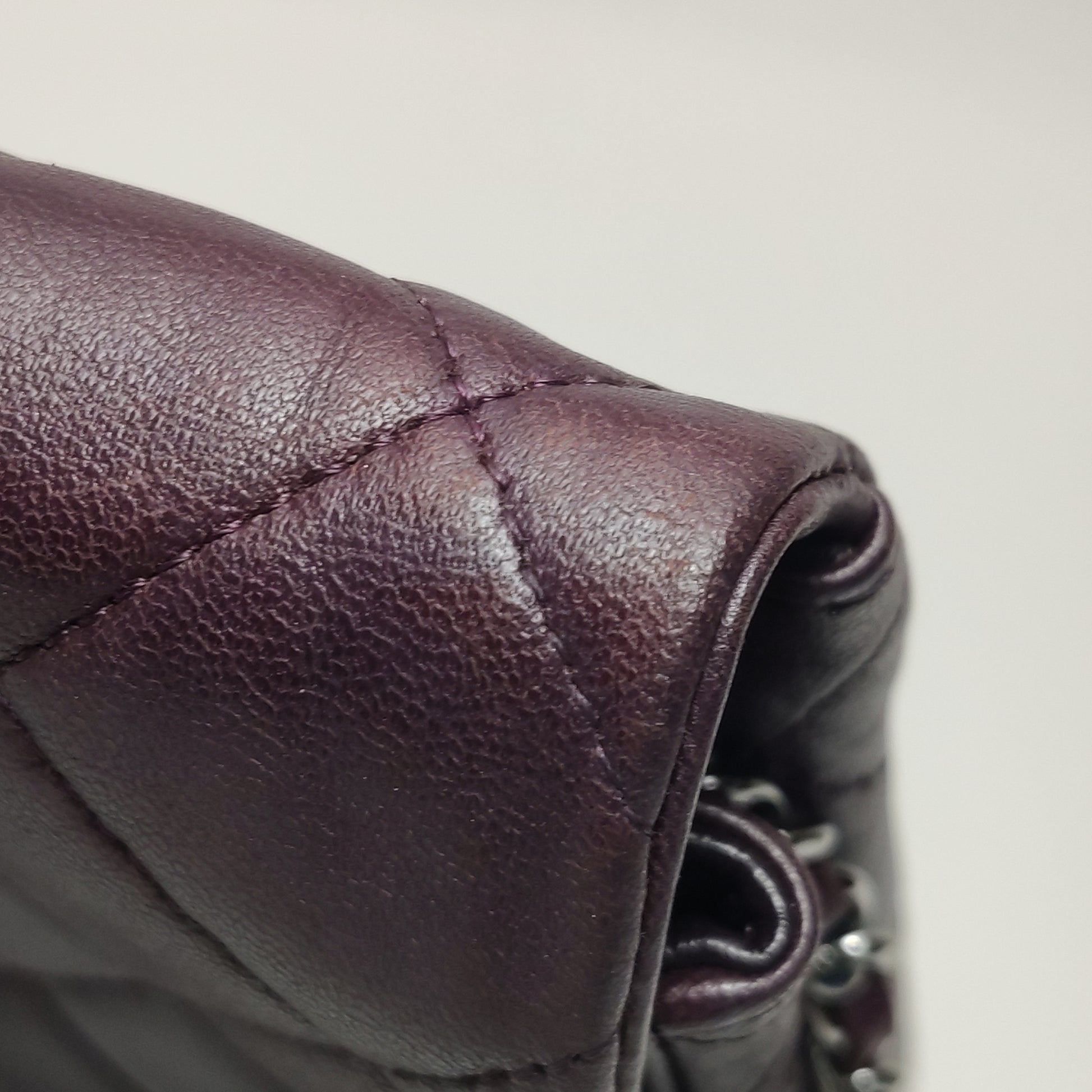 Chanel Clutch on Chain LambskinDeep Purple