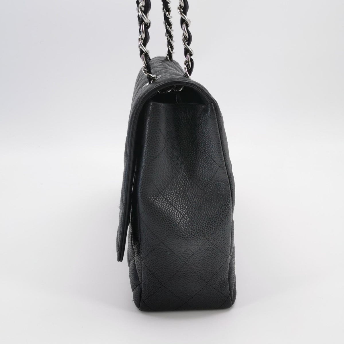 Chanel Maxi Flap Caviar Black SHW