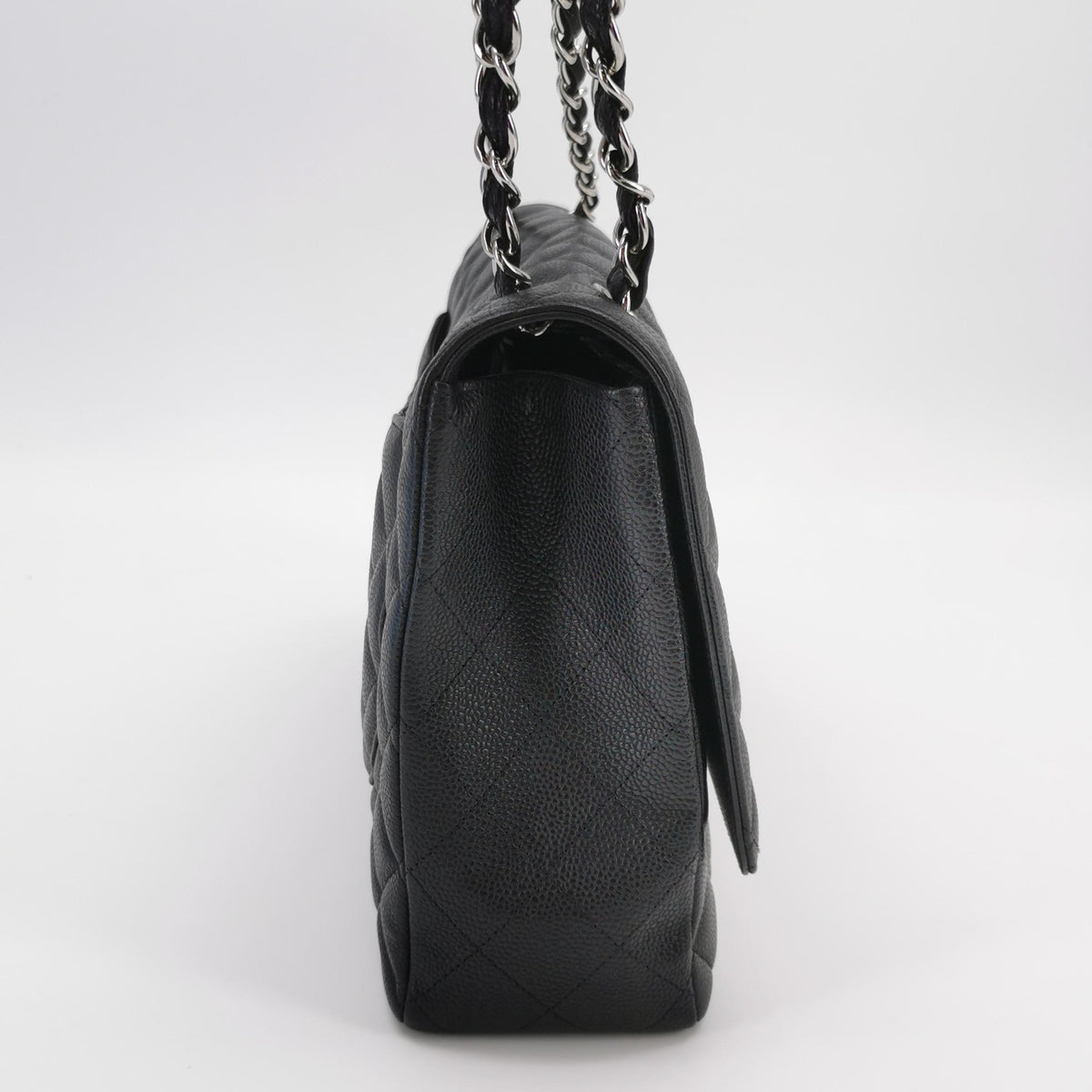 Chanel Maxi Flap Caviar Black SHW