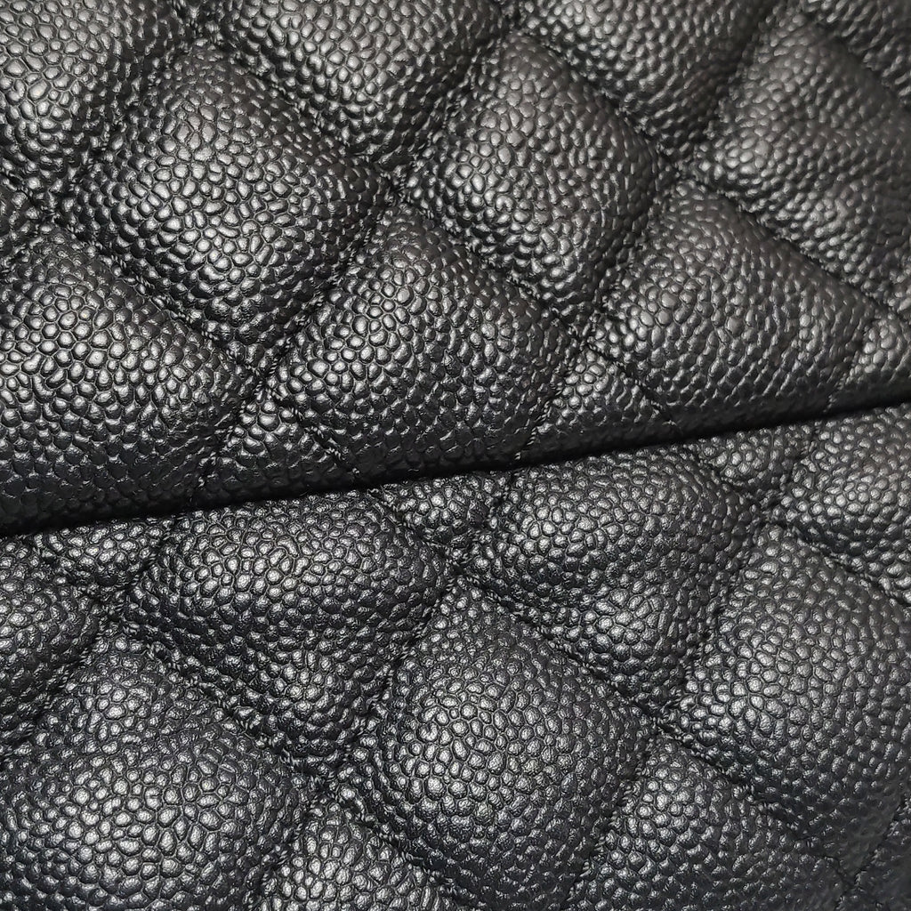 Chanel Single Flap Zipped Shoulder Bag Caviar