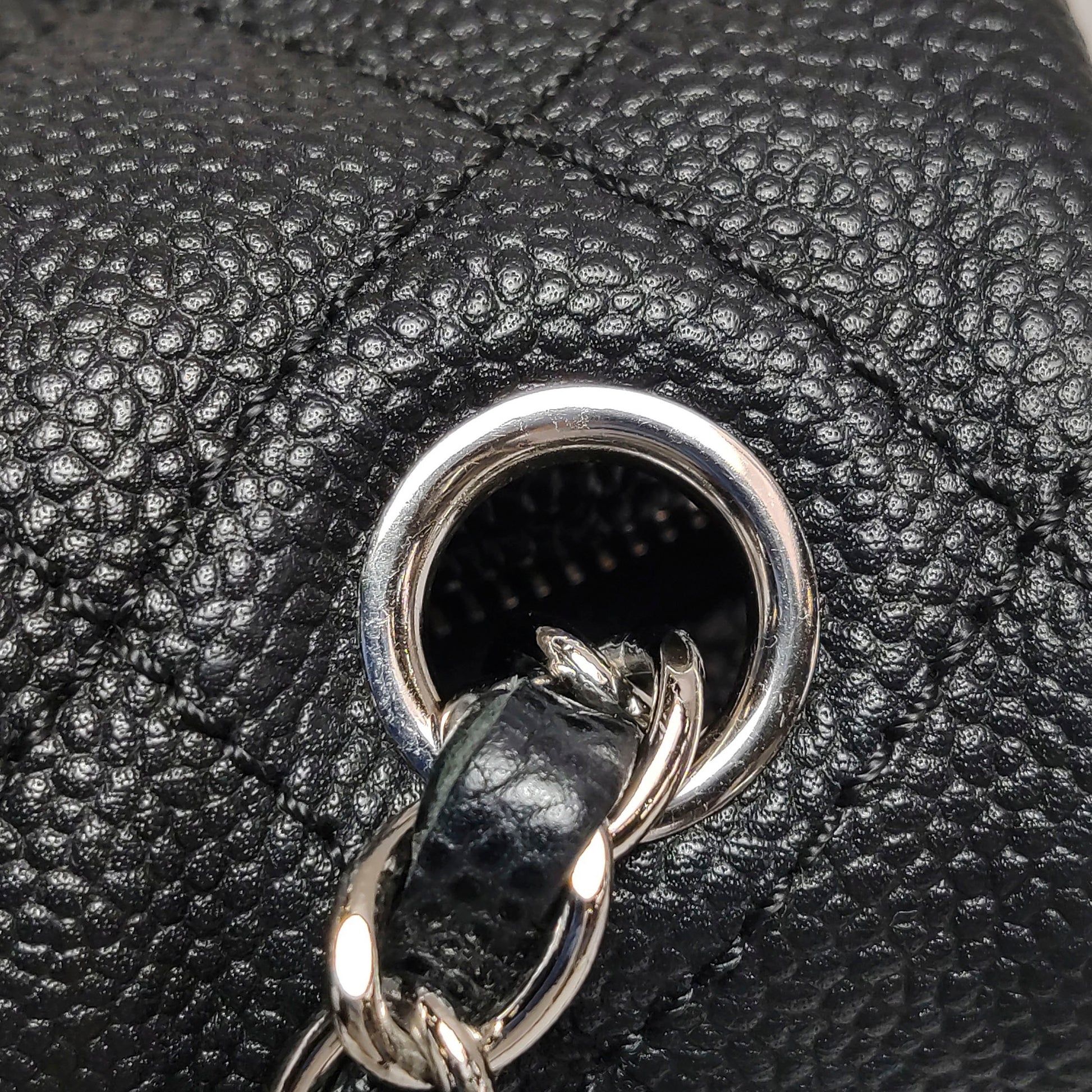 Chanel Single Flap Zipped Shoulder Bag Caviar