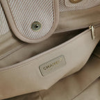 Chanel Deauville Medium Tote Top Handle Pink