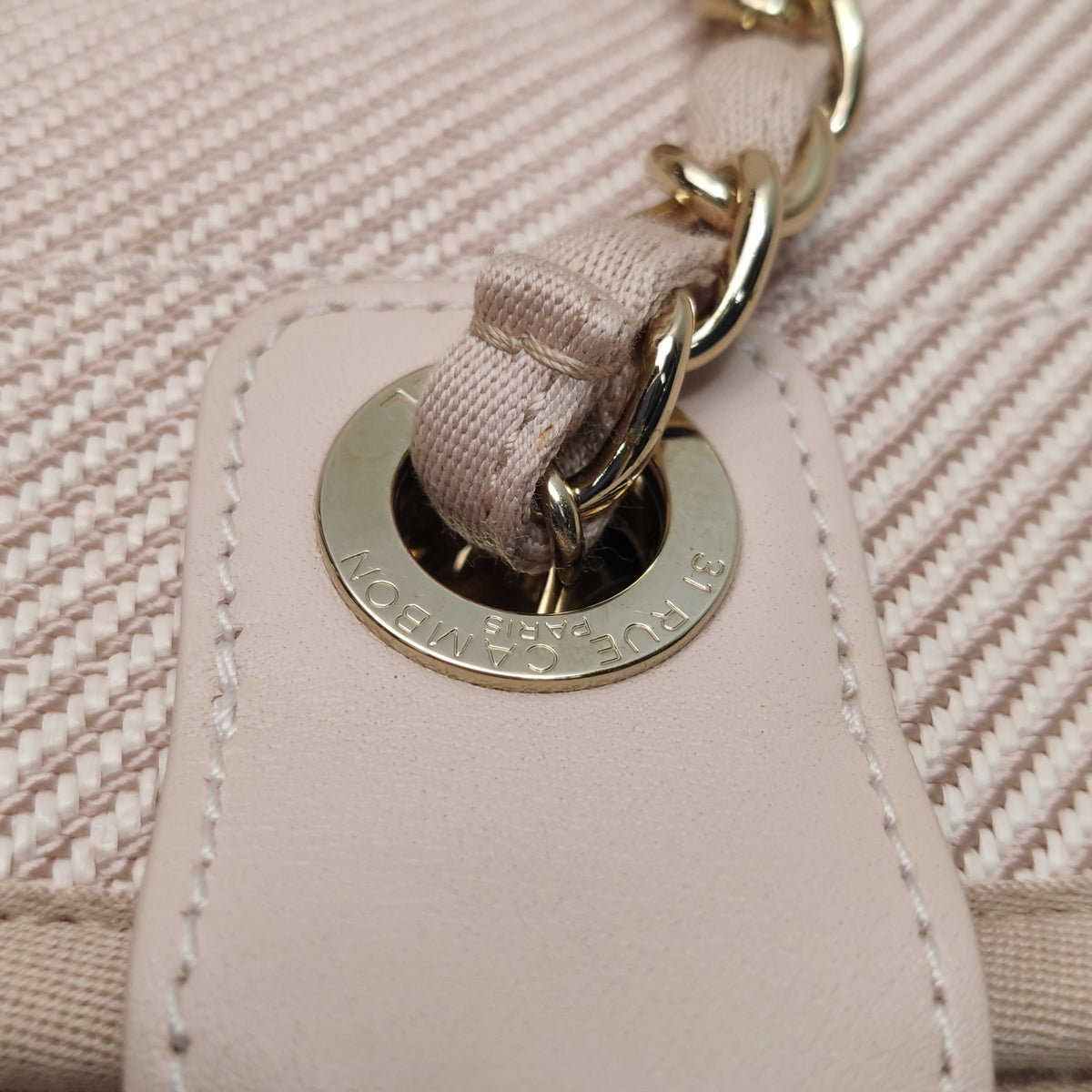 Chanel Deauville Medium Tote Top Handle Pink
