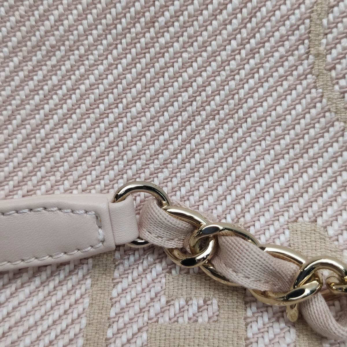 Chanel Deauville Medium Tote Top Handle Pink