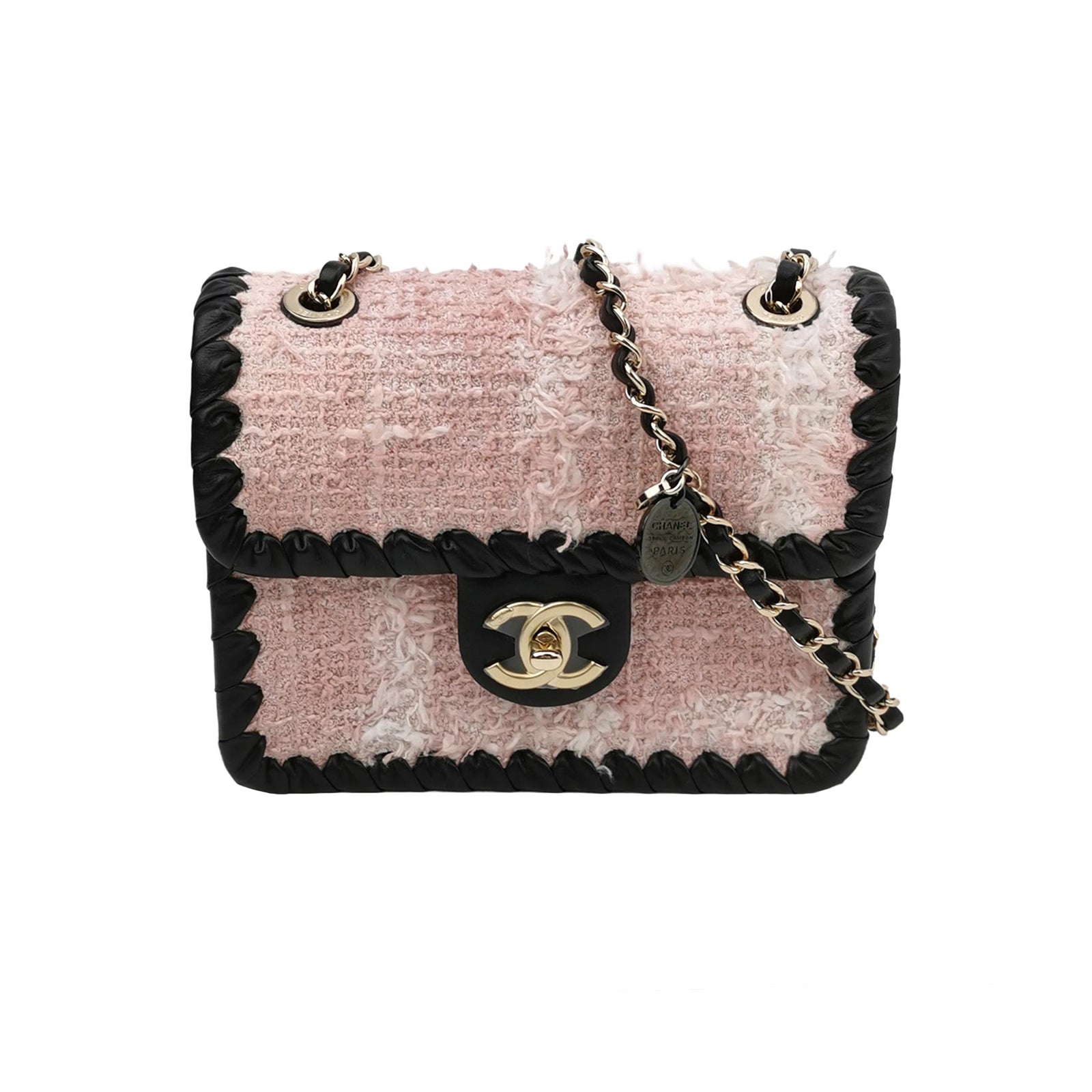 Chanel My Own Frame Tweed Flap Mini