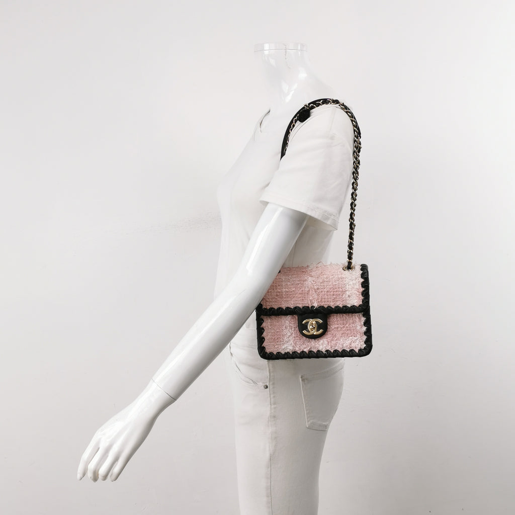 Chanel My Own Frame Tweed Flap Mini