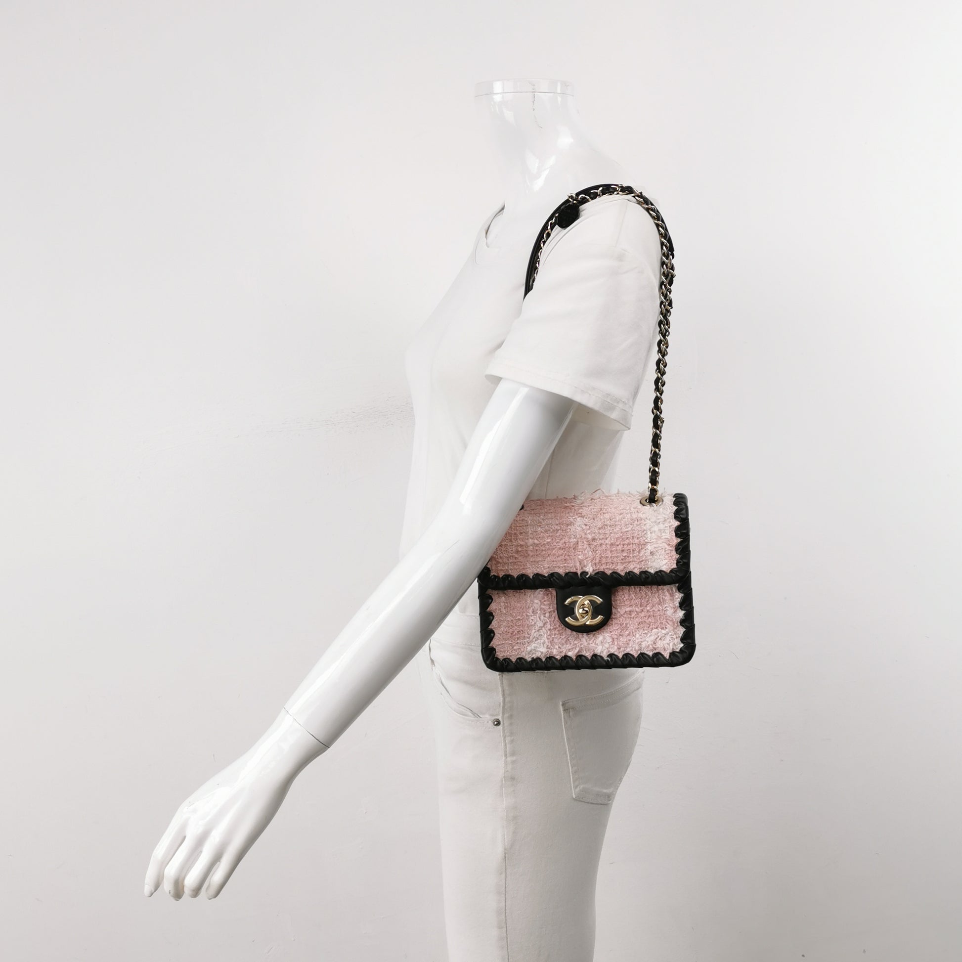 Chanel My Own Frame Tweed Flap Mini