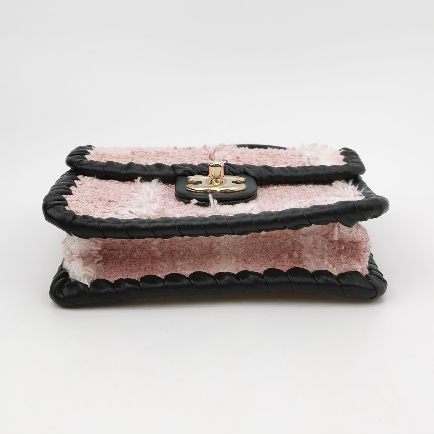 Chanel My Own Frame Tweed Flap Mini