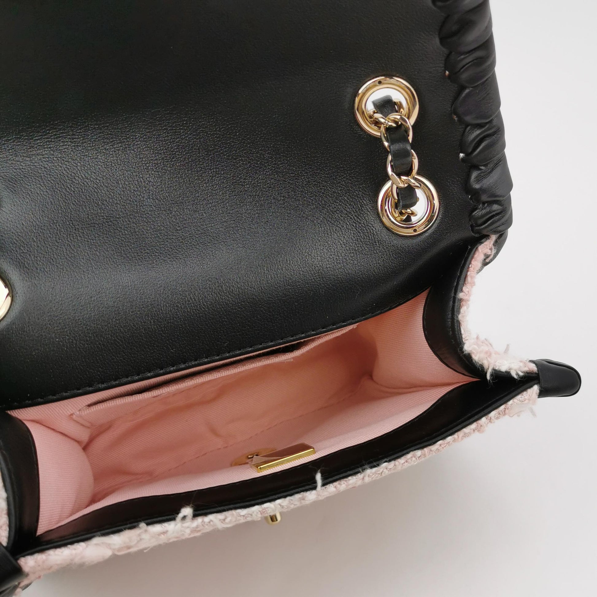 Chanel My Own Frame Tweed Flap Mini