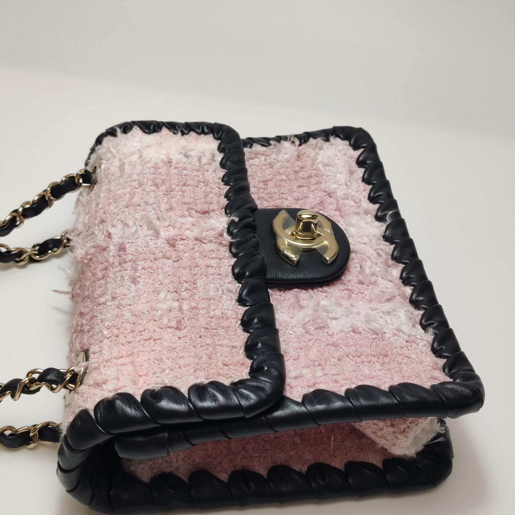 Chanel My Own Frame Tweed Flap Mini