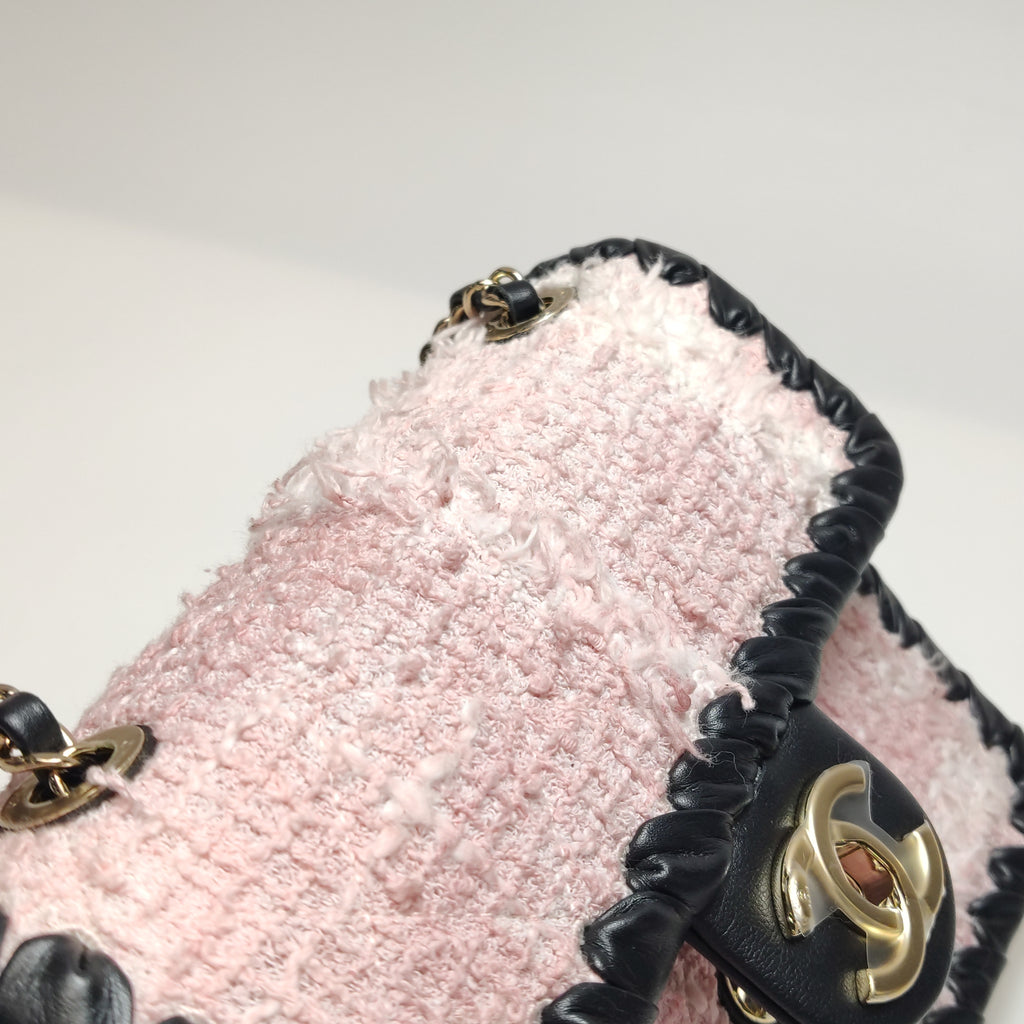 Chanel My Own Frame Tweed Flap Mini