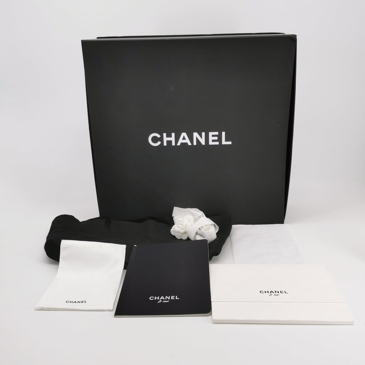 Chanel Cerf Tote East West Black