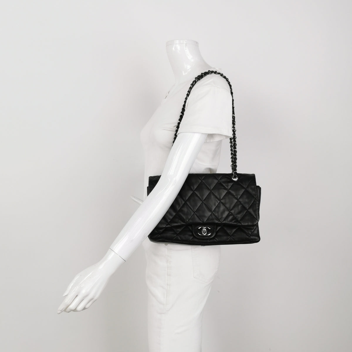 Chanel Trio Flap Shoulder Bag