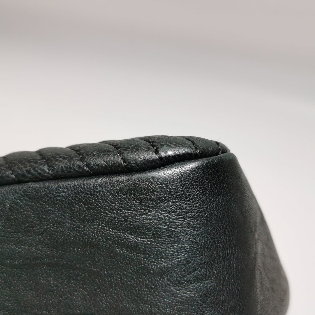 Chanel Chevron Quilted Medium Flap Wrinkled Calfskin